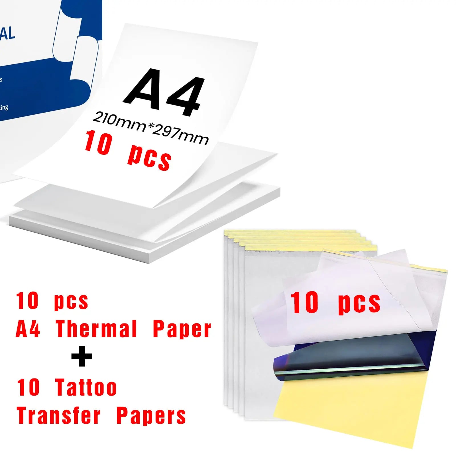 PDF Word Portable Printer Thermal Tattoo Photo Transfer A4 Sensitive Office Inkless Bluetooth Wireless USB Document Printer