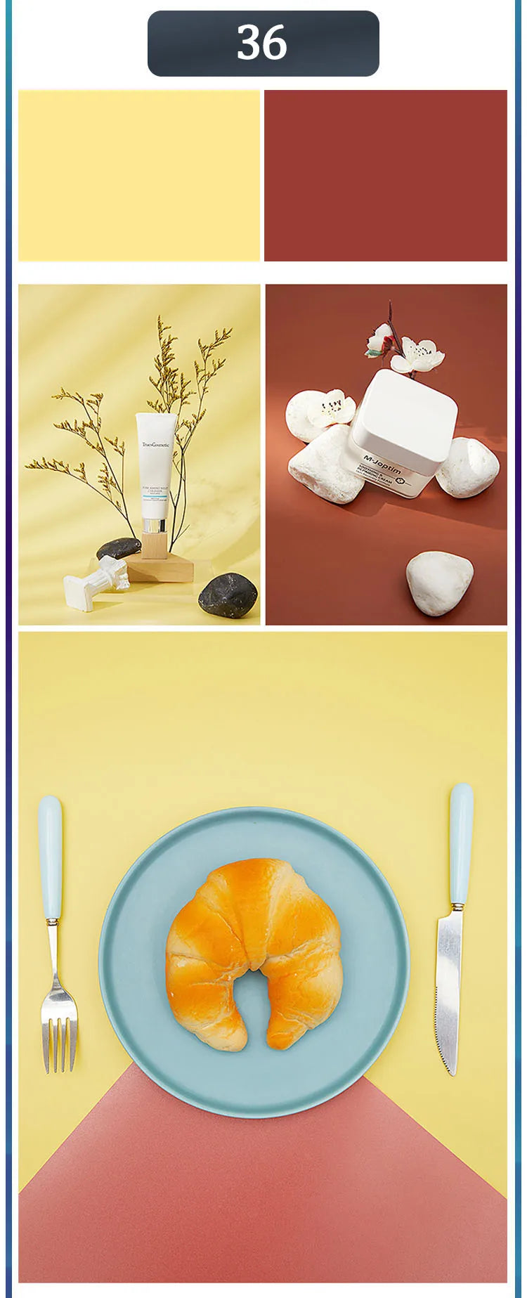 Photography Backdrops Wallpaper 57*87cm 2sides Solid Color Photo Background Props for Photo Studio Newborn Product Photographic - Daisan Mart
