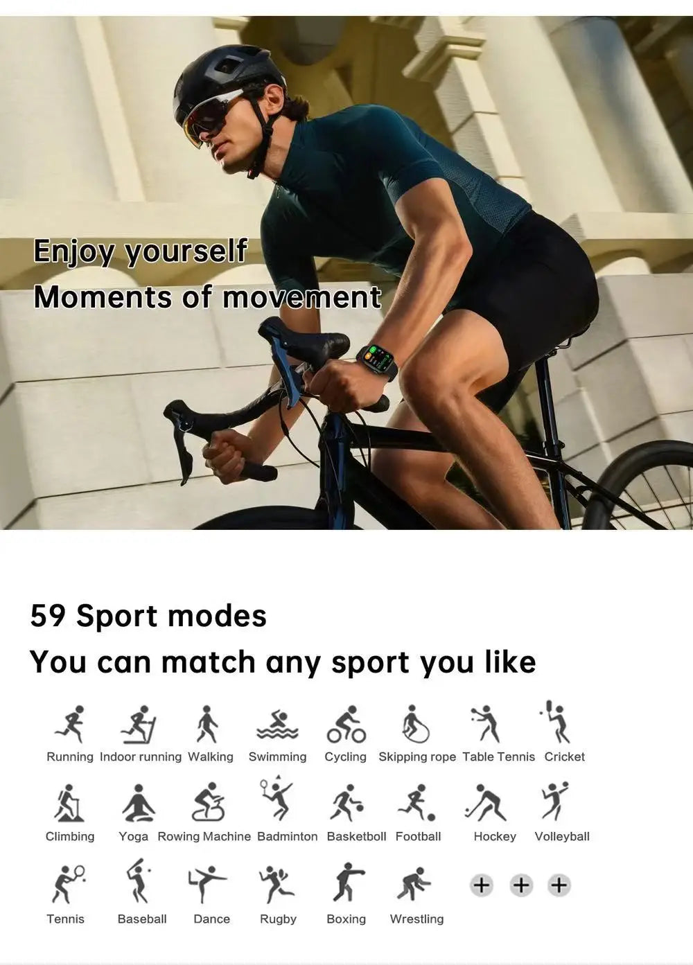 Đồng Hồ Thông Minh 10S AMOLED NFC GPS Chống Nước