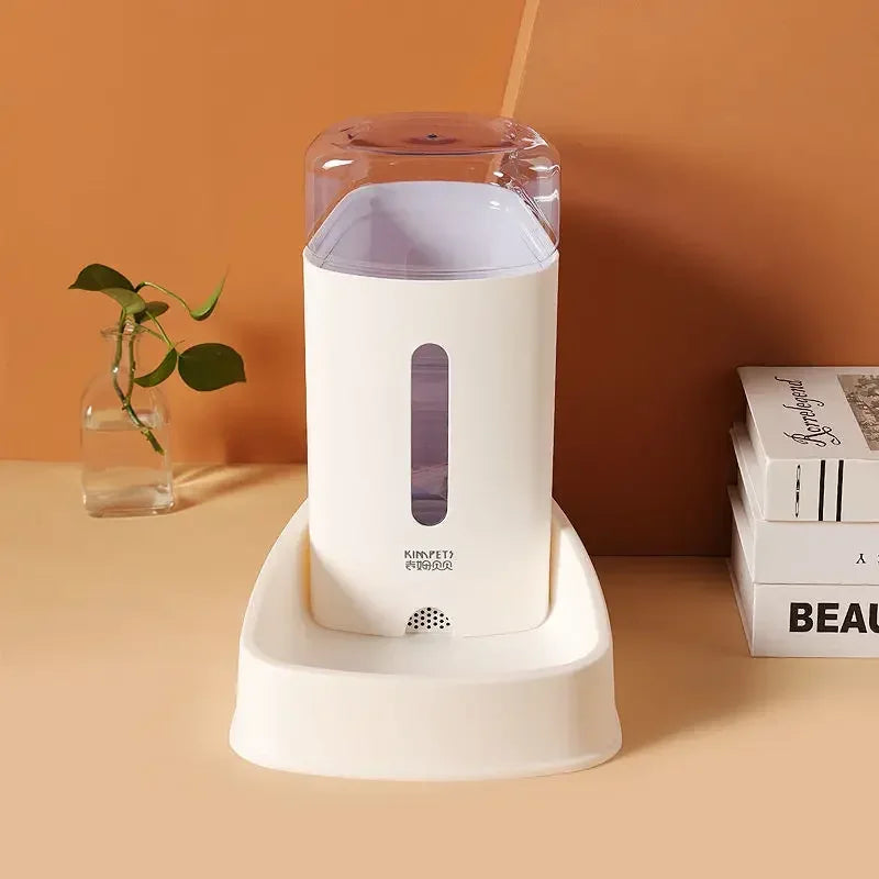 Pet Supplies, Large Capacity Water Dispenser, Automatic Feeder Drinking Water, Dry Wet Separation Food Container, Pet Cat - Daisan Mart