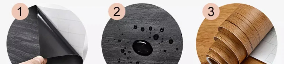 Giấy Dán Tường Vân Gỗ Chống Nước 10m Renovate Nội Thất