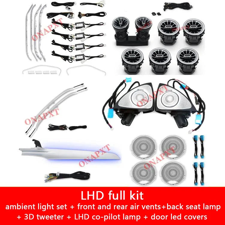 Mercedes C/GLC W205 X253 Multi-Color LED Car Border Lights