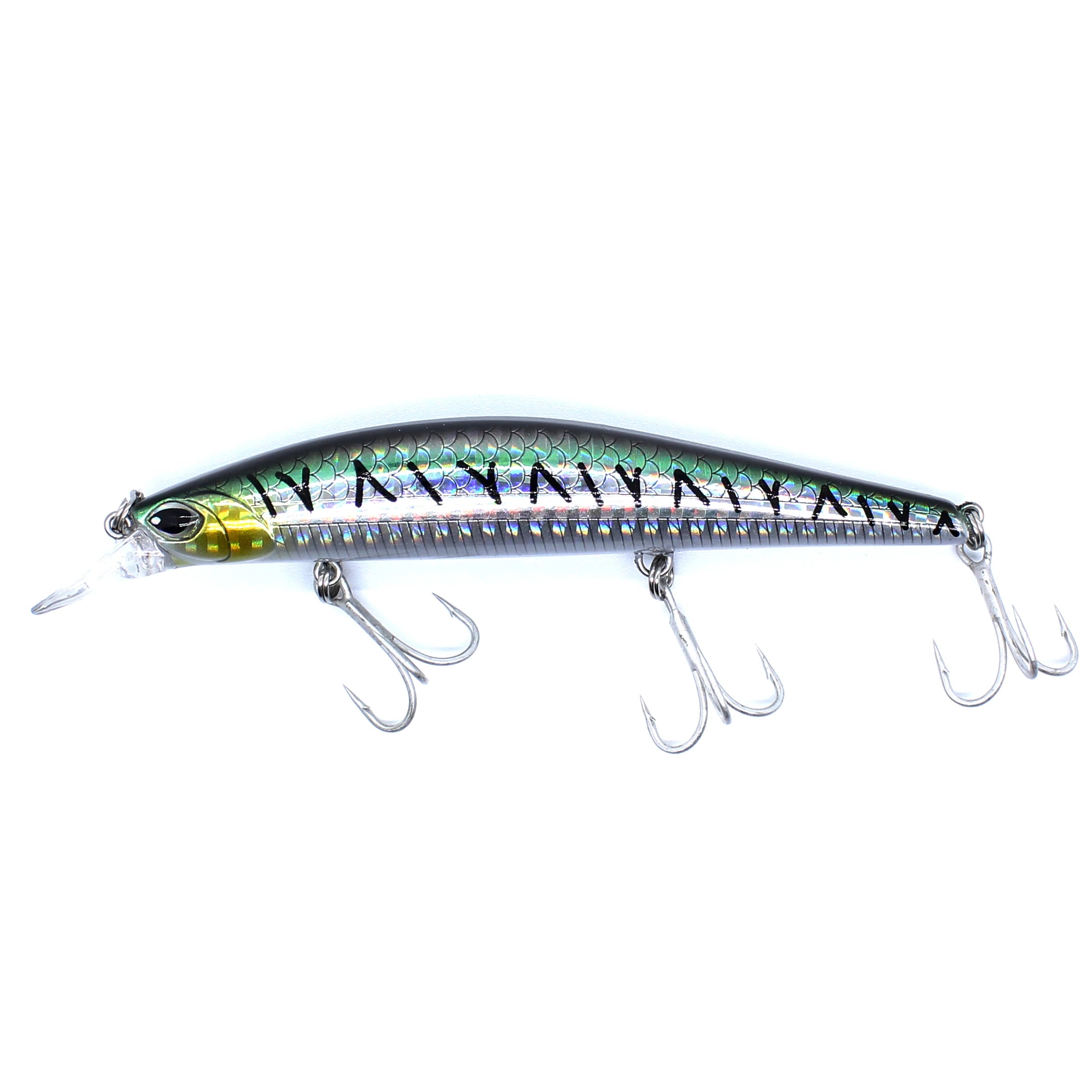 AOCLU-Minnow Jerkbait Wobbler, Deep Hard Bait Lure, Magnet Weight Transfer, Long Easy Distance Cast, 120mm, 20g Diving, 1.8m