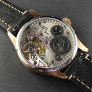 Đồng Hồ Cơ Nam Guilloché Kim Xanh Seagull ST3621