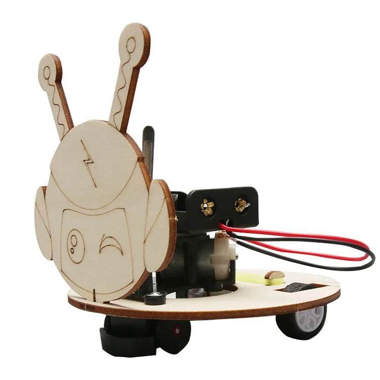 Obstacle Avoidance Robot Children's Science Experiment Toy Primary School Students DIY Manual Invention Material Package - Daisan Mart