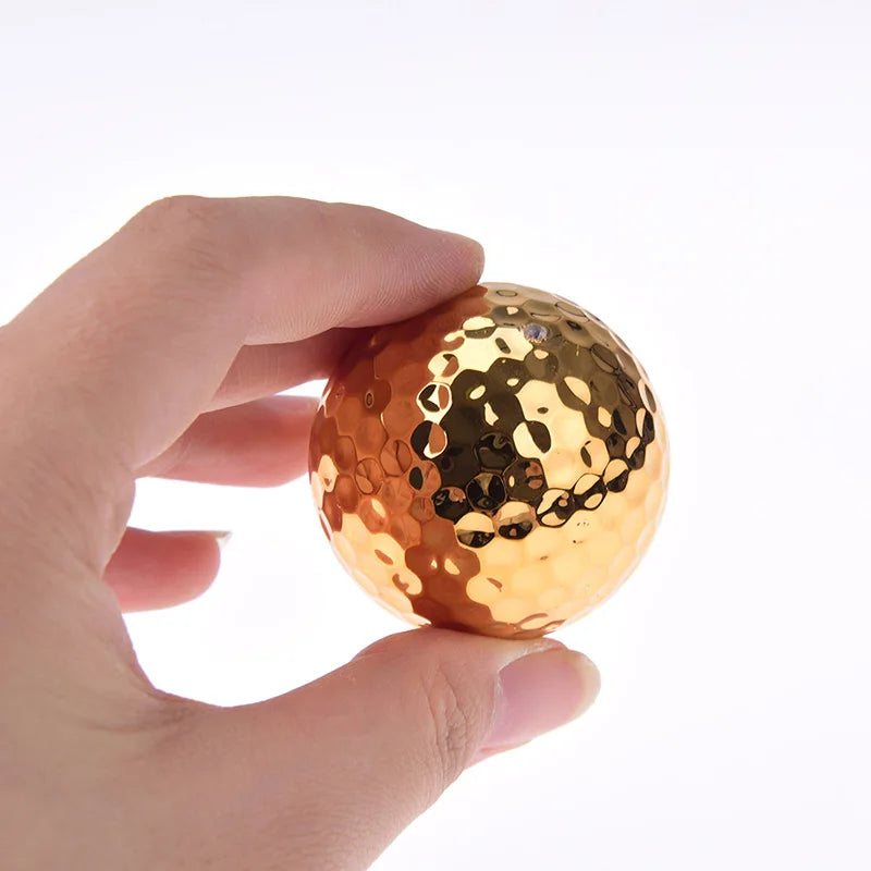 Unique Gold Plated Golf Balls - High-End Golf Equipment