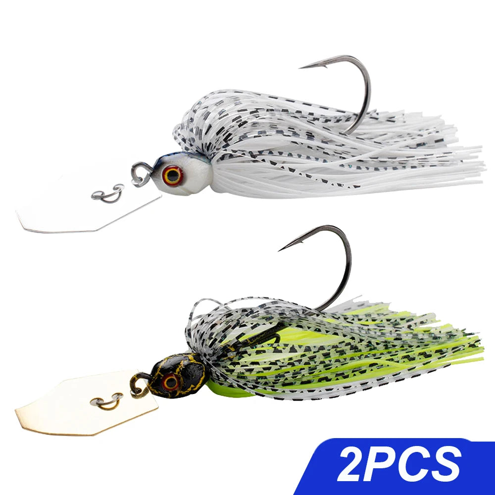 Mồi Câu Spinner 7g-21g Bộ Lưỡi Câu Kim Loại Weedless