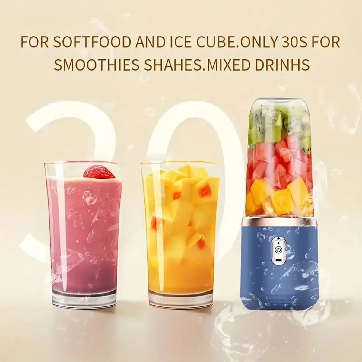 Blender Mini USB 2 Cups - Compact and Convenient