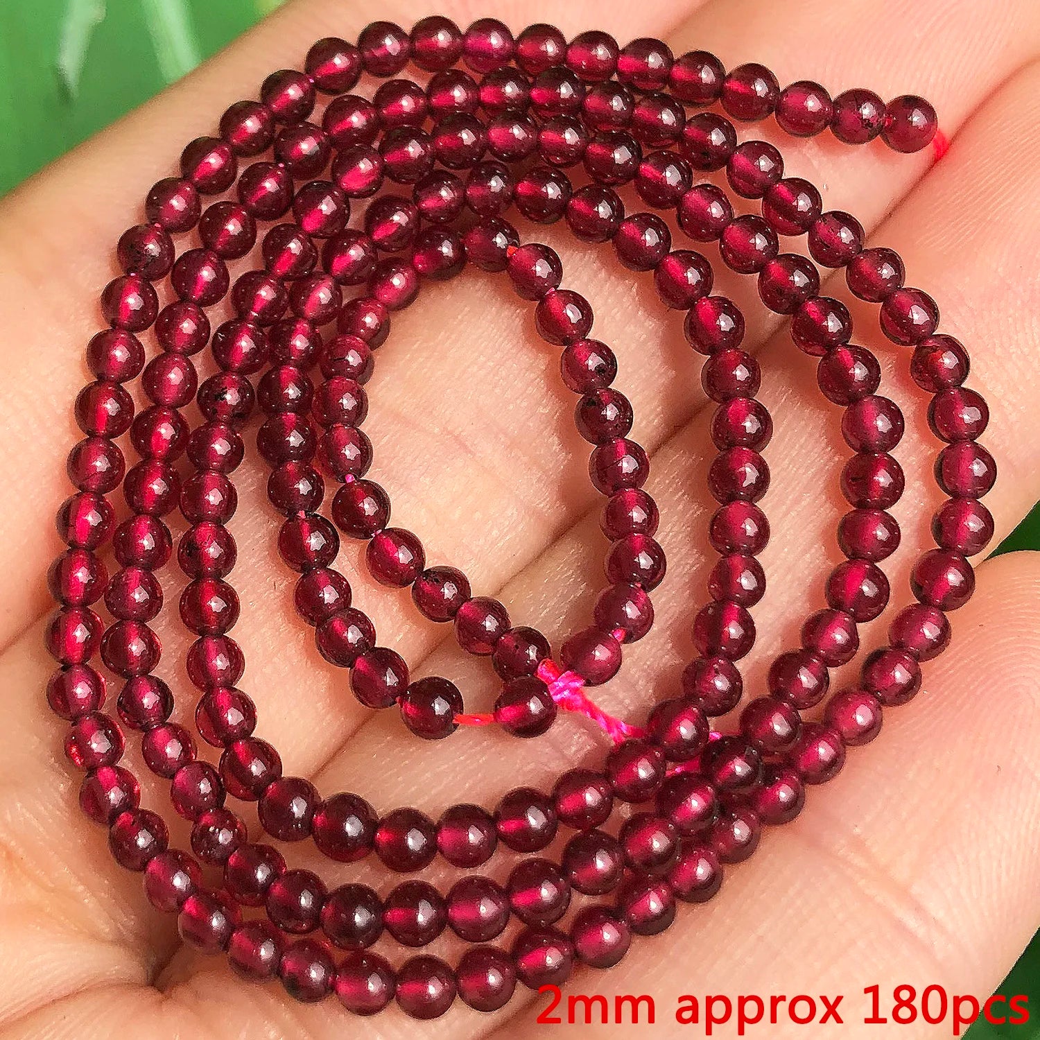 Faceted Natural Garnet Beads For DIY Jewelry