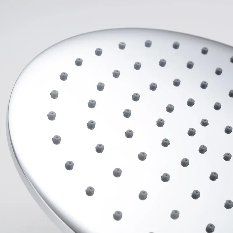 9-inch electroplated surface round concealed thin large top spray, shower head, bathroom accessories