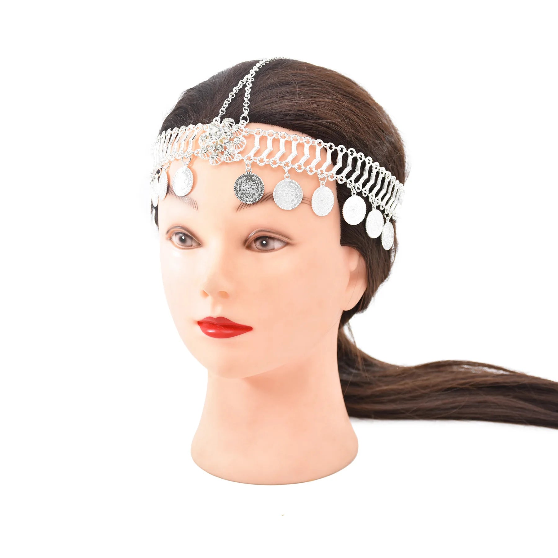 Vương Miện Boho Ấn Độ Hoa Tím Cổ Điển 50 ký tự