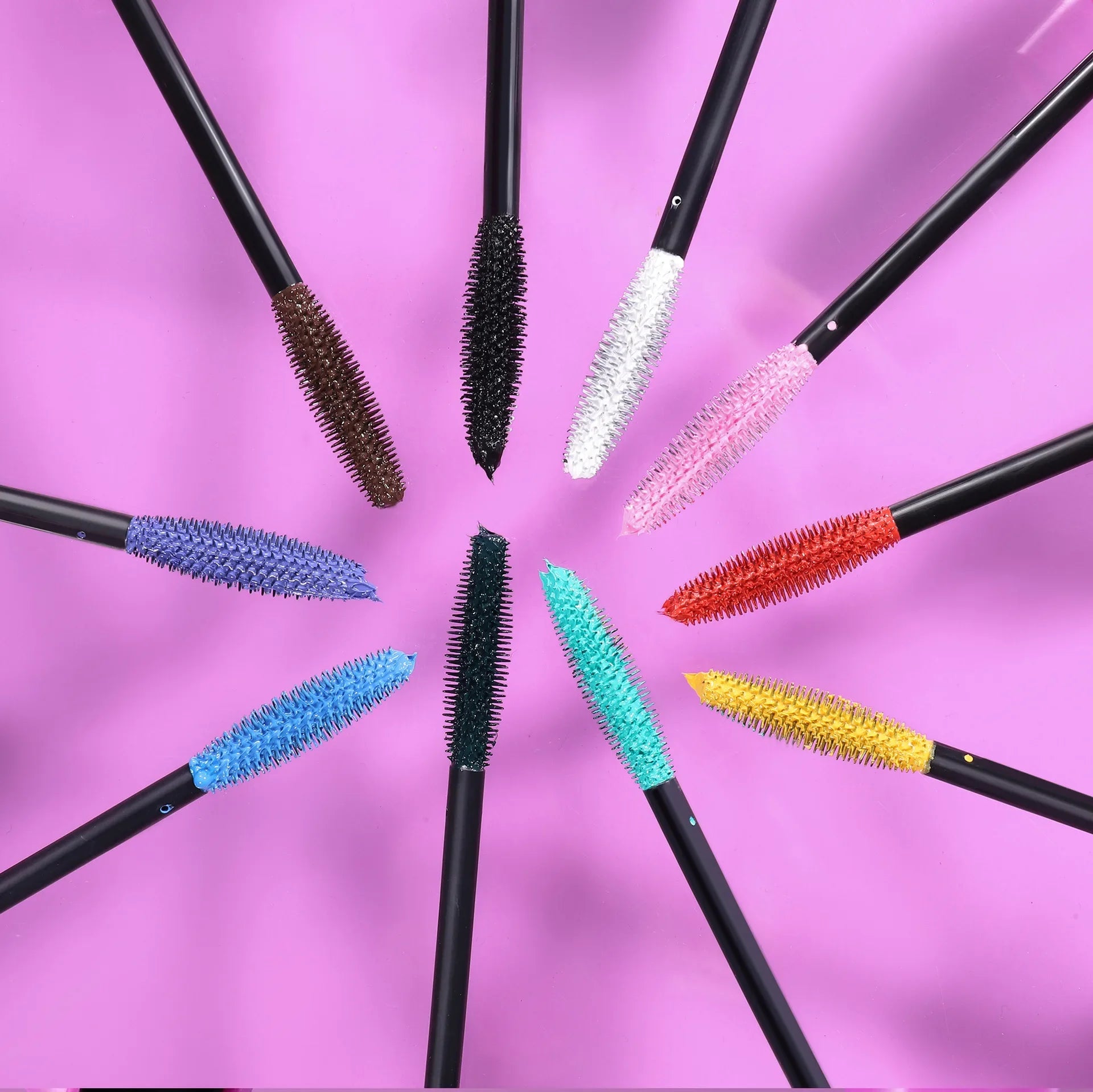 Waterproof, Thick, Long-Lasting Multi-Color Mascara 10 Colors