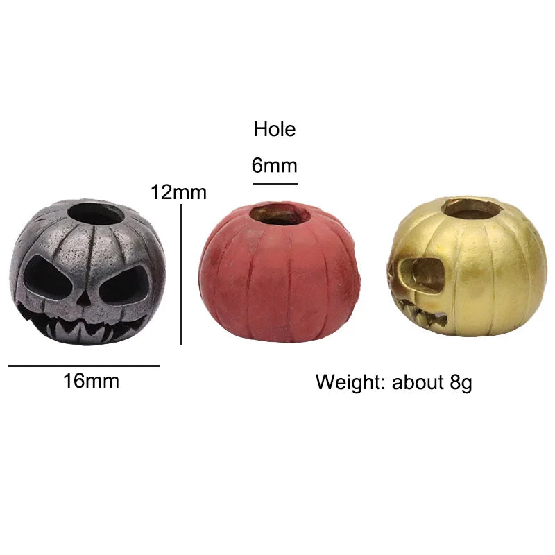 Đèn Bí Ngô Đầu Lâu Kèm Dây Dao Paracord Halloween - Daisan Mart