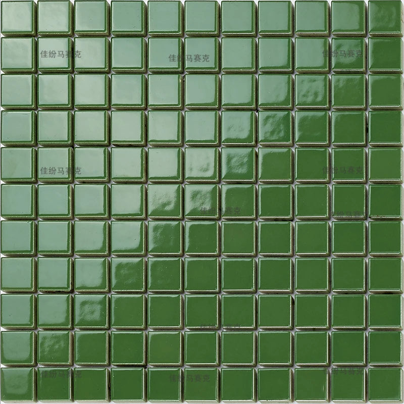 Gạch Mosaics Gốm Đơn Sắc Trang Trí Nhà Tinh Tế - Daisan Mart