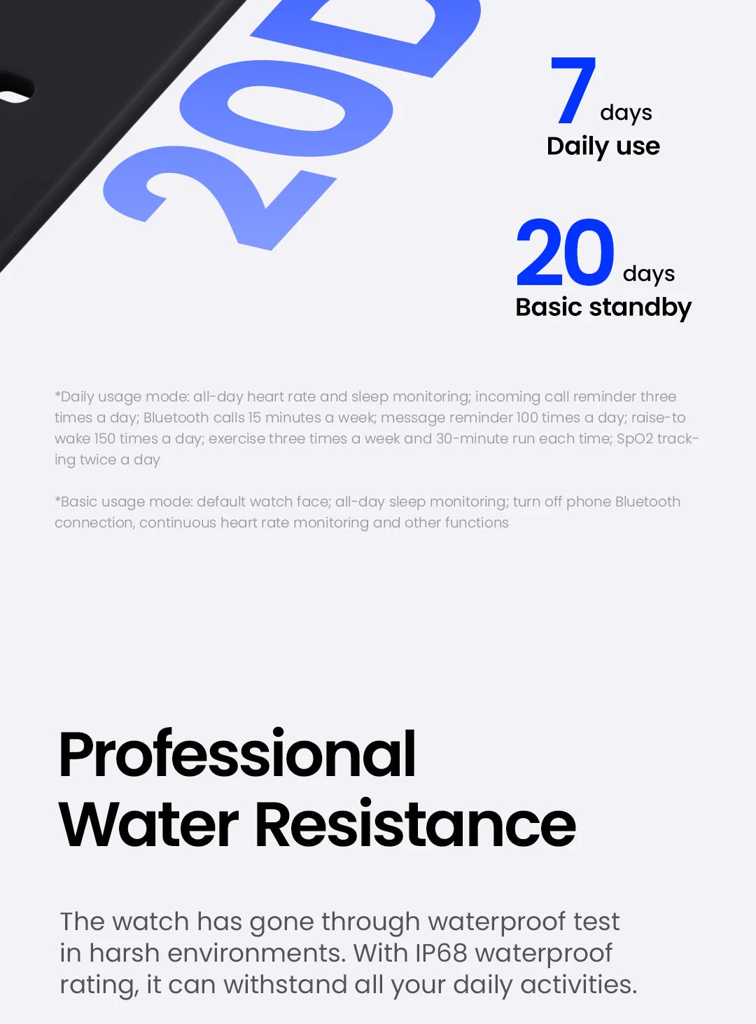 ### Đồng Hồ Thông Minh HAYLOU S6 - Gọi, Chống Nước, Thể Thao