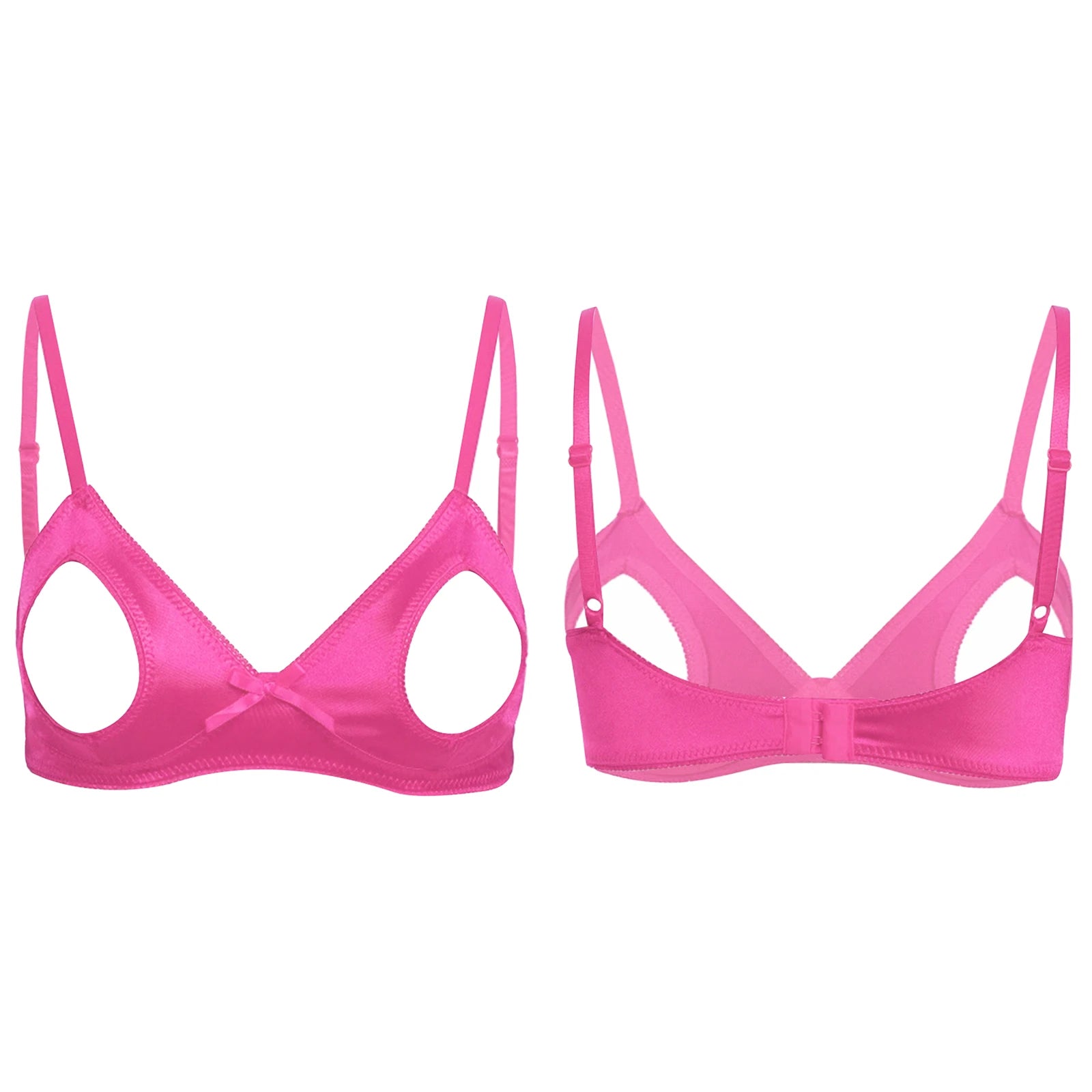 Sexy Lace Bra Open Back Adjustable Sexy Couple Bra