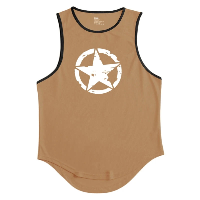 Áo Thun Nam Thể Thao Nhanh Khô Tập Gym Không Tay