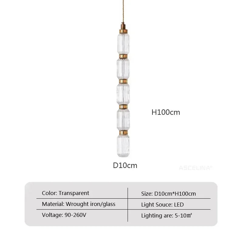Đèn Thả LED Bắc Âu Trang Trí Quán Bar, Phòng Ngủ - Daisan Mart