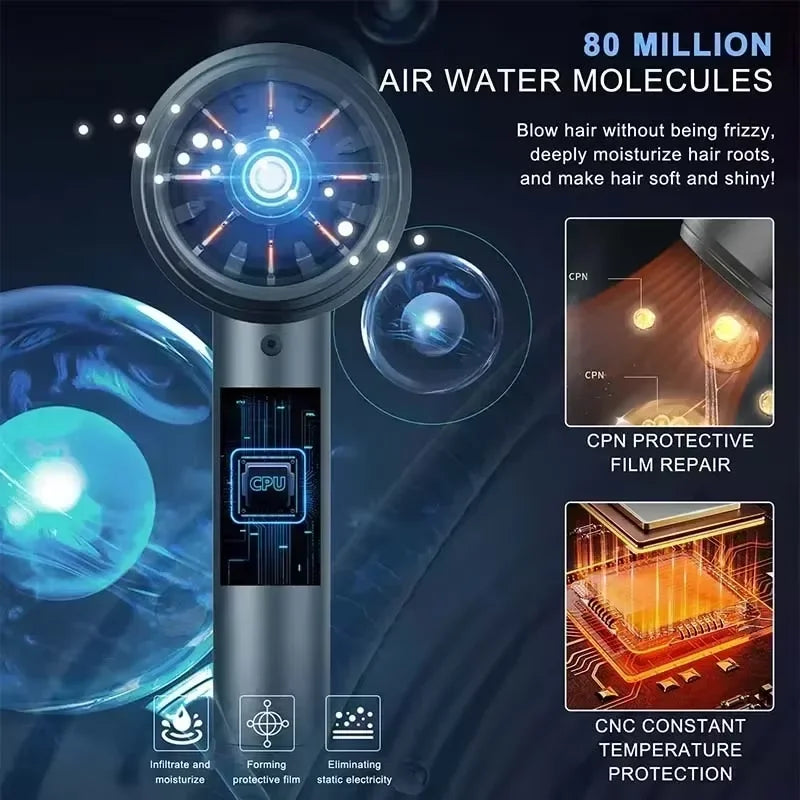 2in1 professional hair dryer ionization hair protection