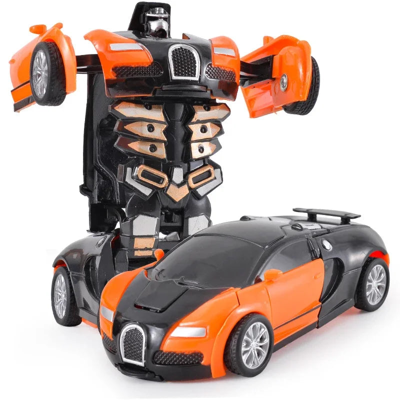 Ô tô Robot Biến Hình Tự Động Tương Tác Cha Con - Daisan Mart