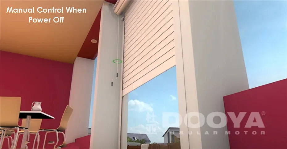Dooya DM45RM tubular motor for rolling doors, automatic curtains