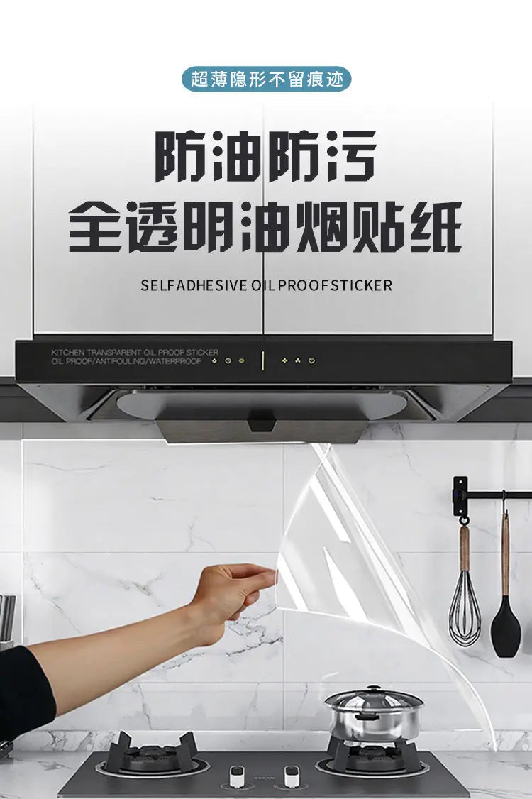 Tem Dán Trong Suốt Nhà Bếp Chống Thấm Dầu Nhiệt