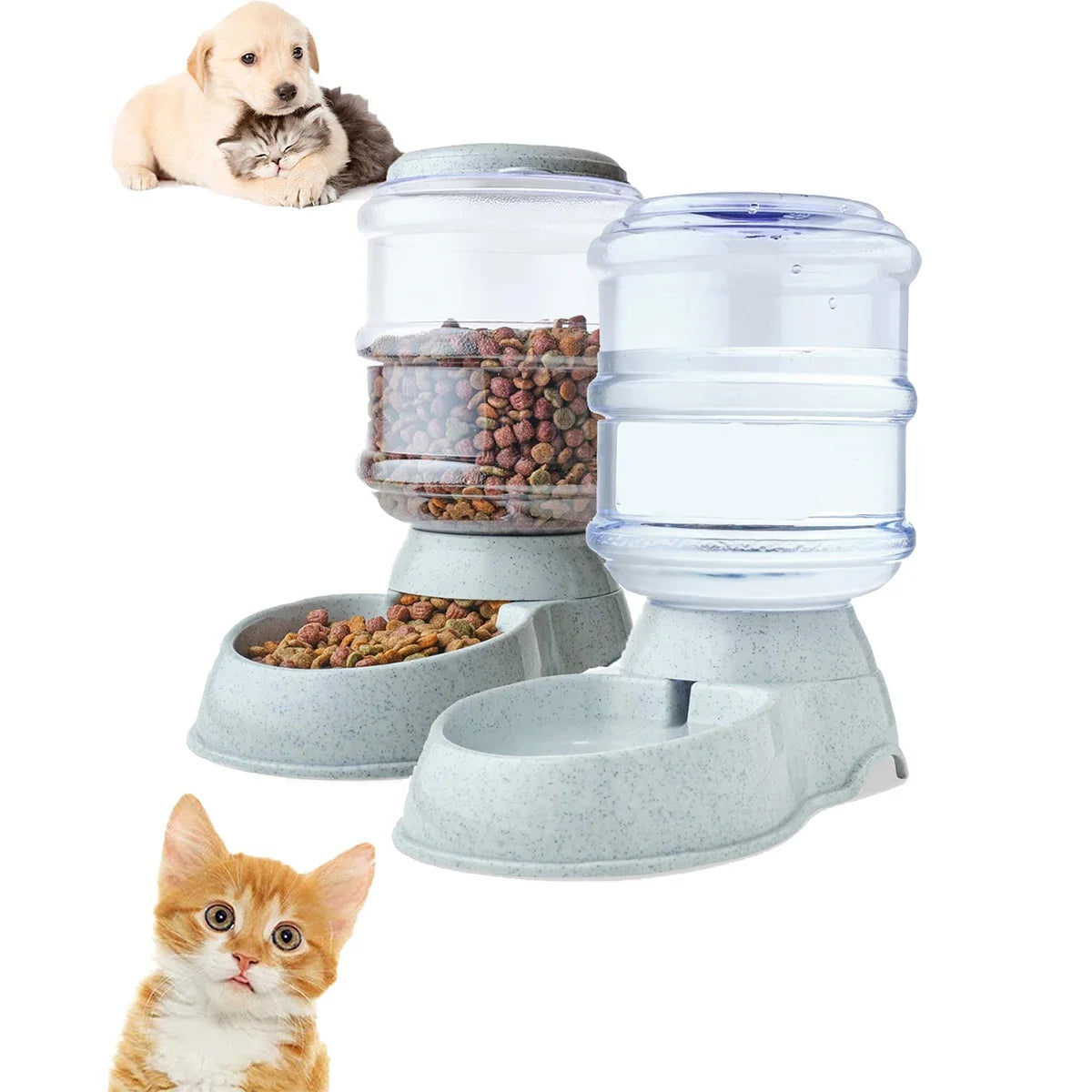 Automatic Water Dispenser Large Capacity Pet Feeder Small Dog Food Bowl  Cat Feeder Drinking Bowl Pet Feeding Drinker Water Bowl - Daisan Mart