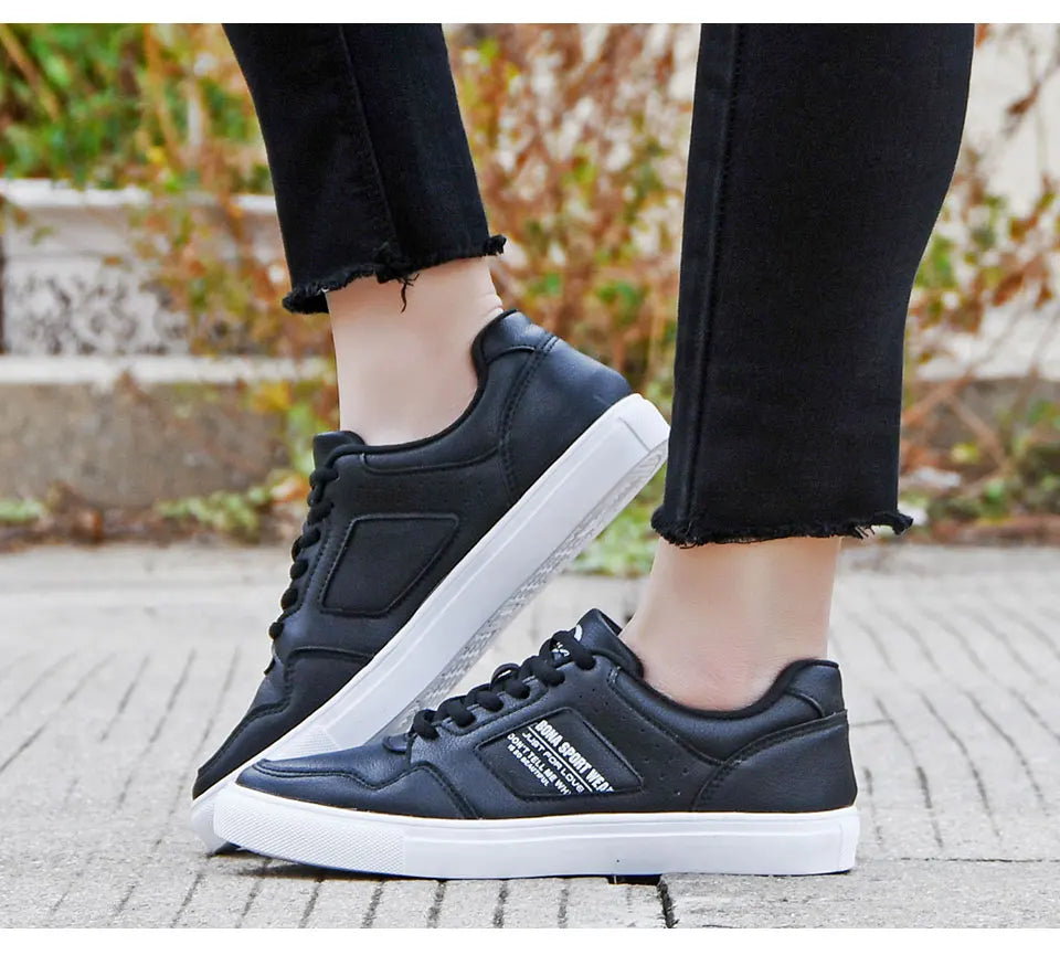 Giày Sneaker Nữ BONA 2023 Đế Bằng Nhẹ Êm Thoáng Khí