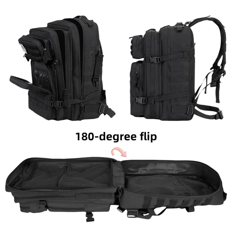 50L Super Durable Waterproof Multi-Function Outdoor Backpack