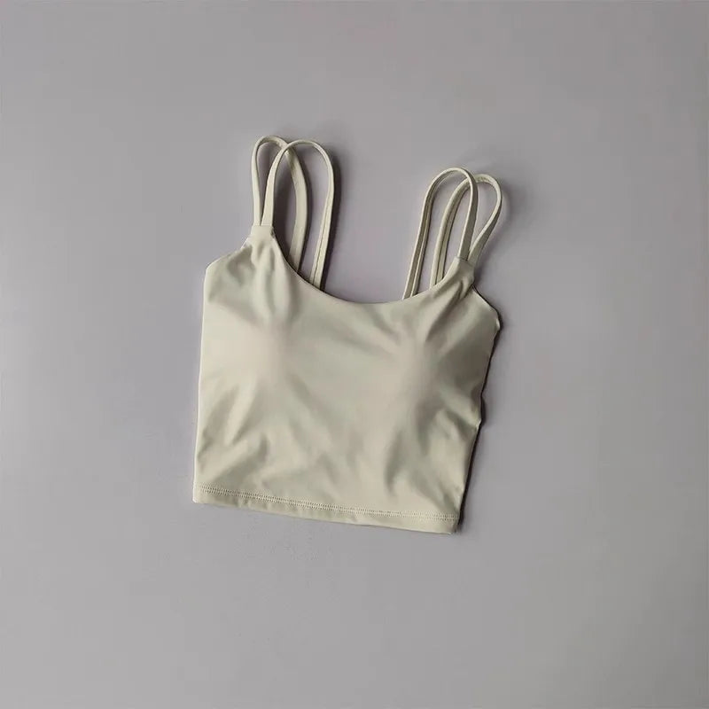 Áo Tập Nữ Đệm Cố Định, Sexy, Thắt Nút Sau, Yoga - Daisan Mart