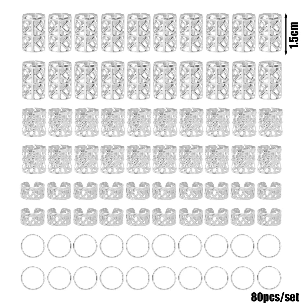Vòng Trang Sức Tóc 100 Chiếc - Phụ Kiện Tóc Sành Điệu