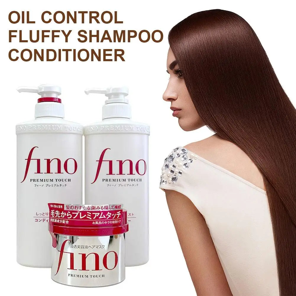 Dầu Gội Xả Fino 550ml Kiểm Soát Dầu Mềm Mượt Tóc