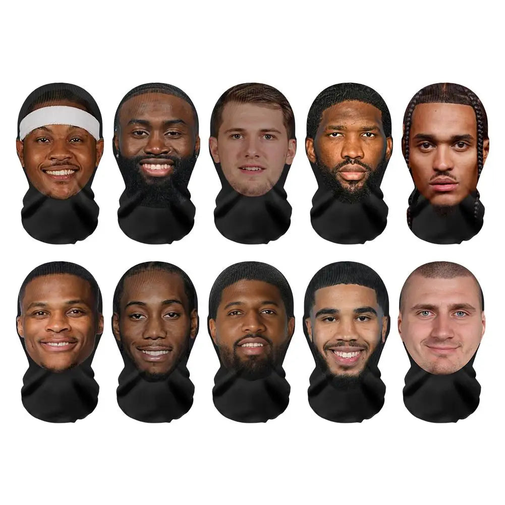 New 3D Printed Mask Full Face Mask Simulation Character Celebrity Face Funny Headgear for Fans Cosplay Role Play Face Mask - Daisan Mart