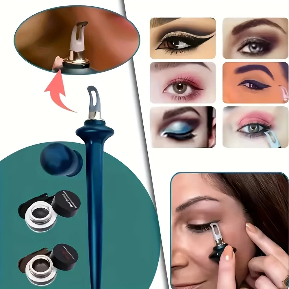 Convenient Waterproof, Smudge-Free Silicone Eyeliner Brush