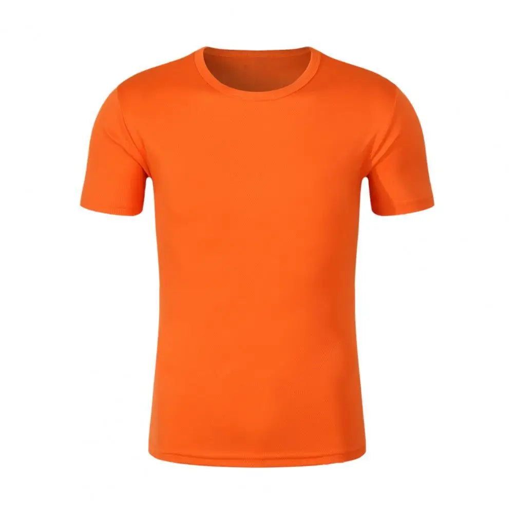 Unisex Quick Dry Running T-Shirt with Exquisite Edges
