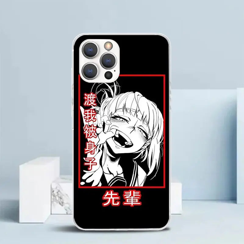 Ốp Lưng Anime Himiko Toga MHA Cho iPhone TPU Dẻo