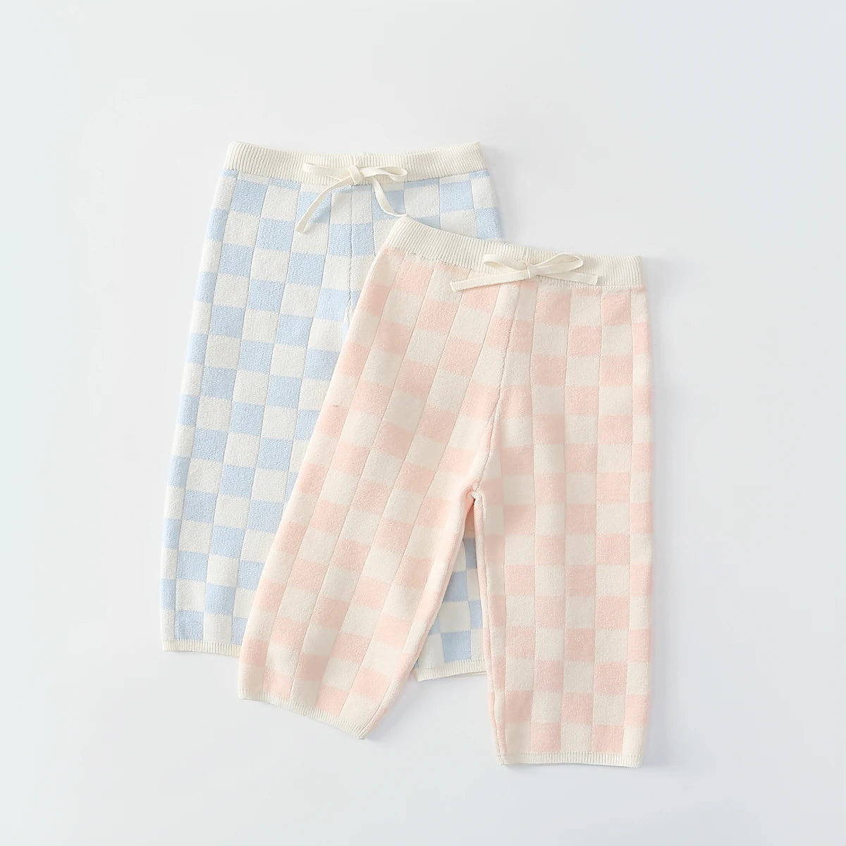 Boys and Girls 2-Piece Woolen Outfit Shirt + Striped Pants Children 1-5 Years