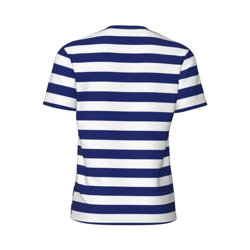 Stylish Mondrian Striped Men's Gym T-Shirt