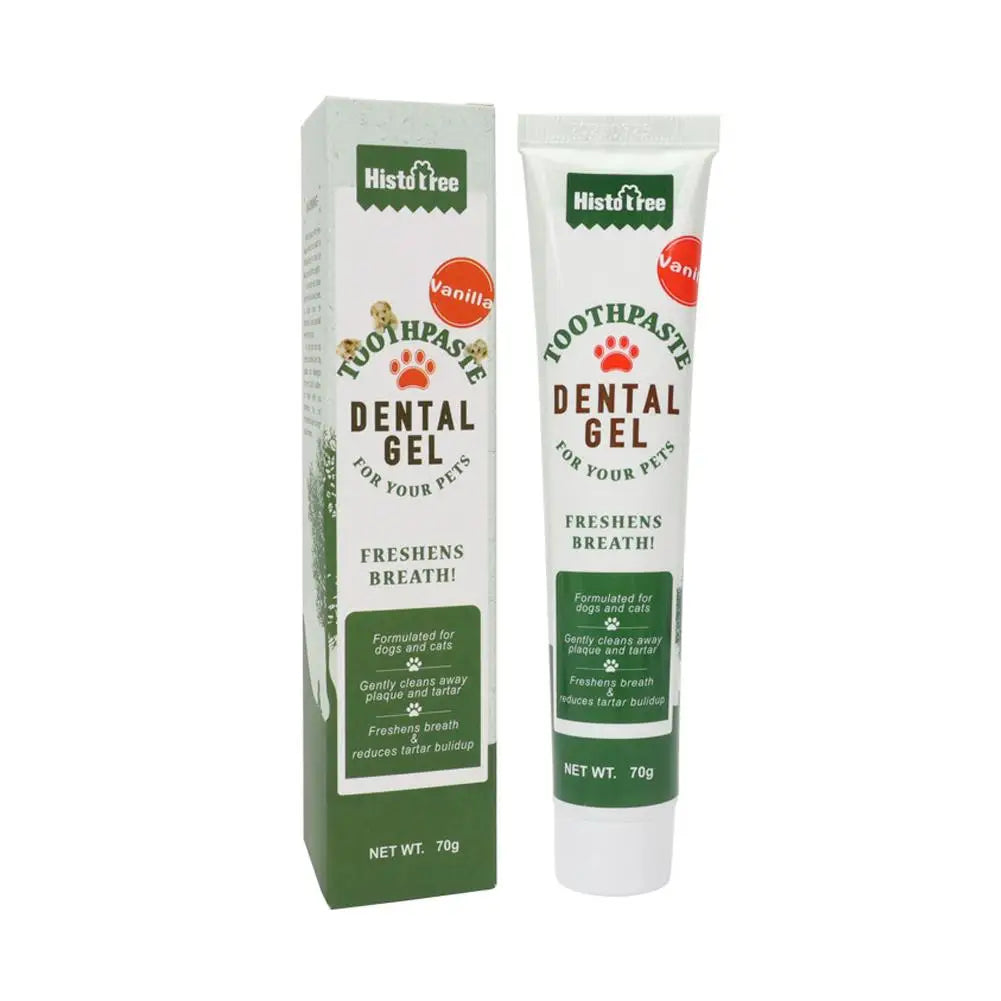 Pet Dog Tootpaste Cleaning Supplies Vanilla Beef Flavor Pet Dog Toothpaste Cat Z1Y6 - Daisan Mart