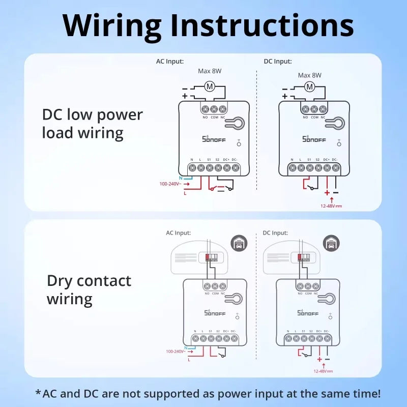 SONOFF MINI-D Smart Wi-Fi Switch for Garage