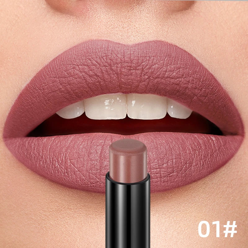 QIBEST 12 Color Long Lasting Moisturizing Matte Lipstick