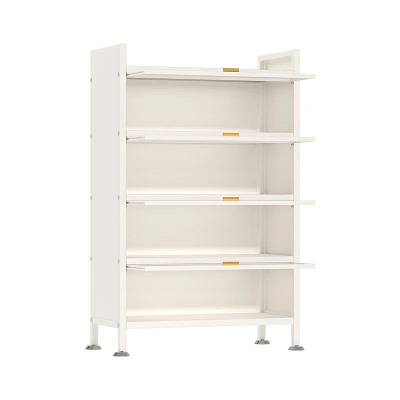 Modern Convenient Multi-Function Kitchen Cabinet with Metal Shelves