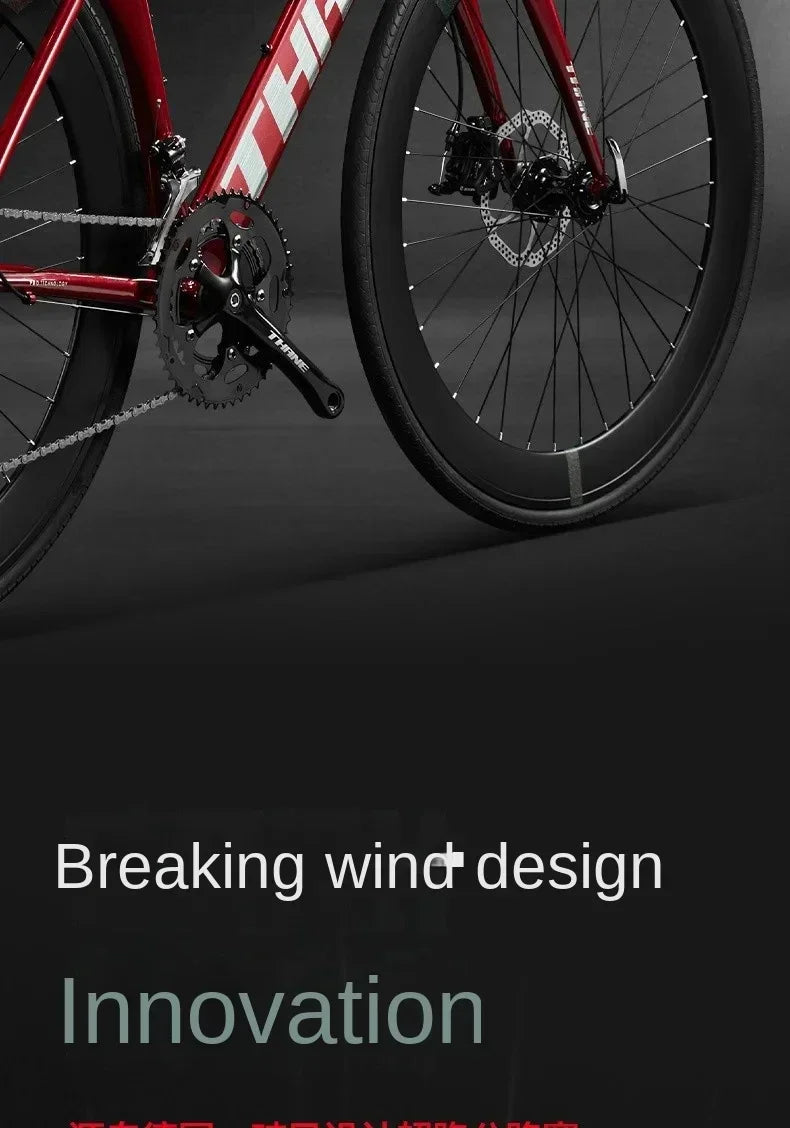 700C curved handle road bicycle 27 speed oil disc brake gravel bike ultralight aluminum alloy frame Road Racing bicicleta aldult - Daisan Mart