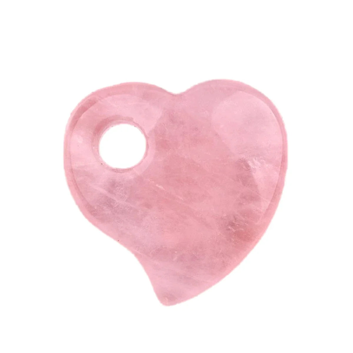 30MM Heart Shaped Quartz Healing Pendant