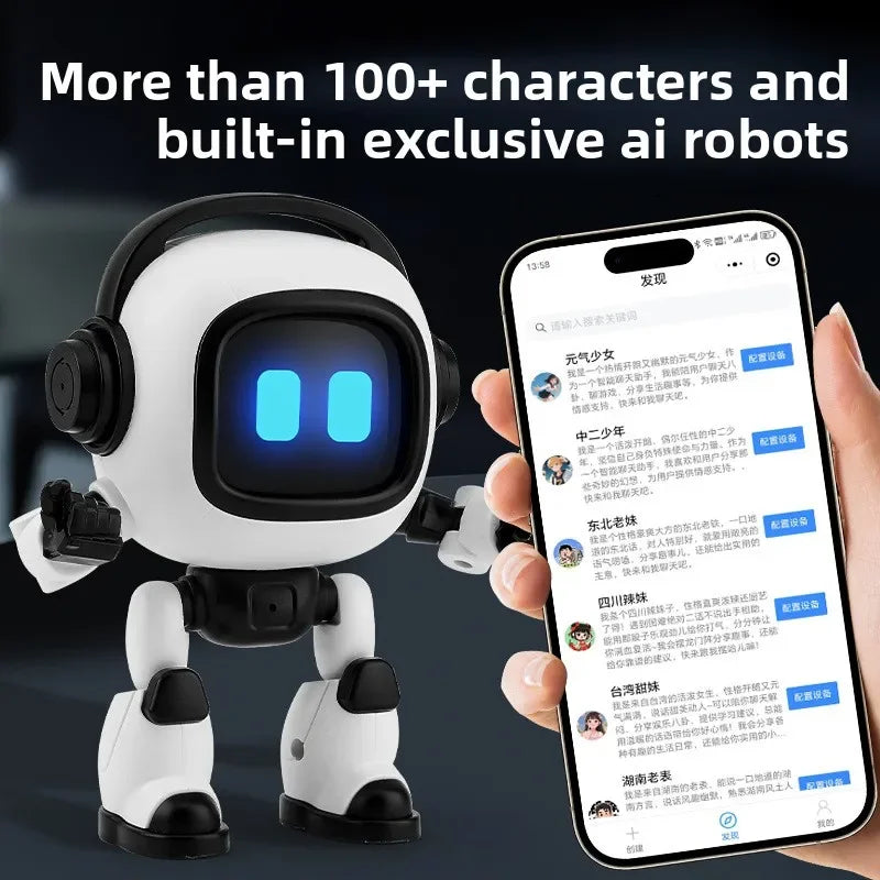 AI robots - intelligent interactive educational toys for children and adults, voice controlled learning robots with lighting and - Daisan Mart
