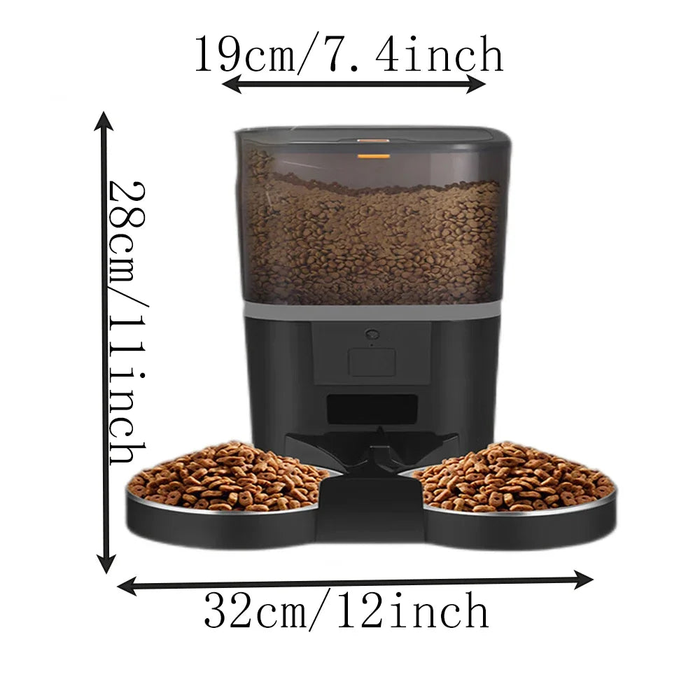 4L Automatic Pet Feeder with Camera &amp; App