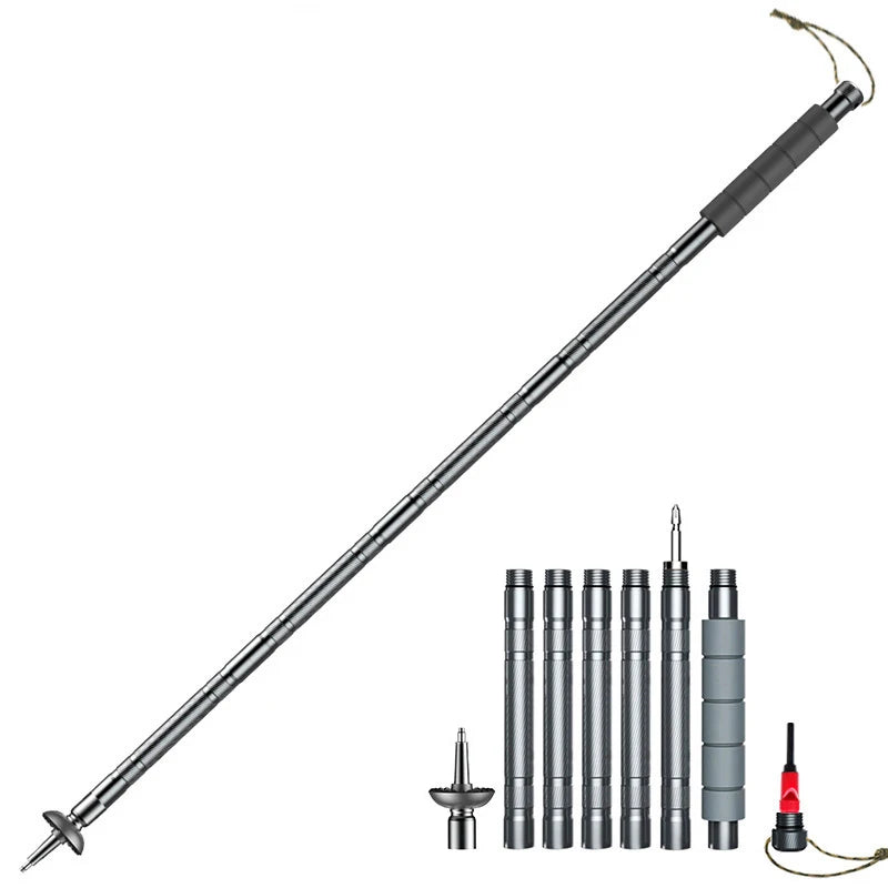 Ultralight 5/6/7 Section Folding Aluminum Trekking Pole