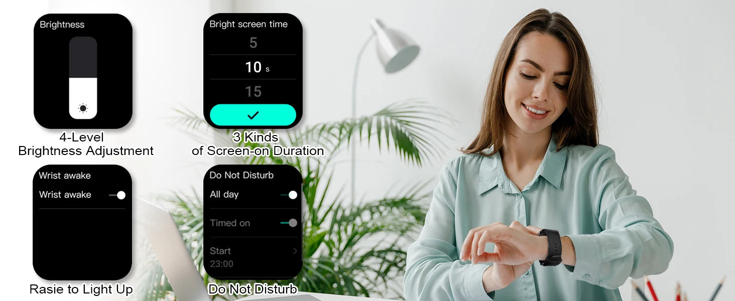 Đồng Hồ Thông Minh 1.85” Gọi, Chống Nước, Đa Thể Thao