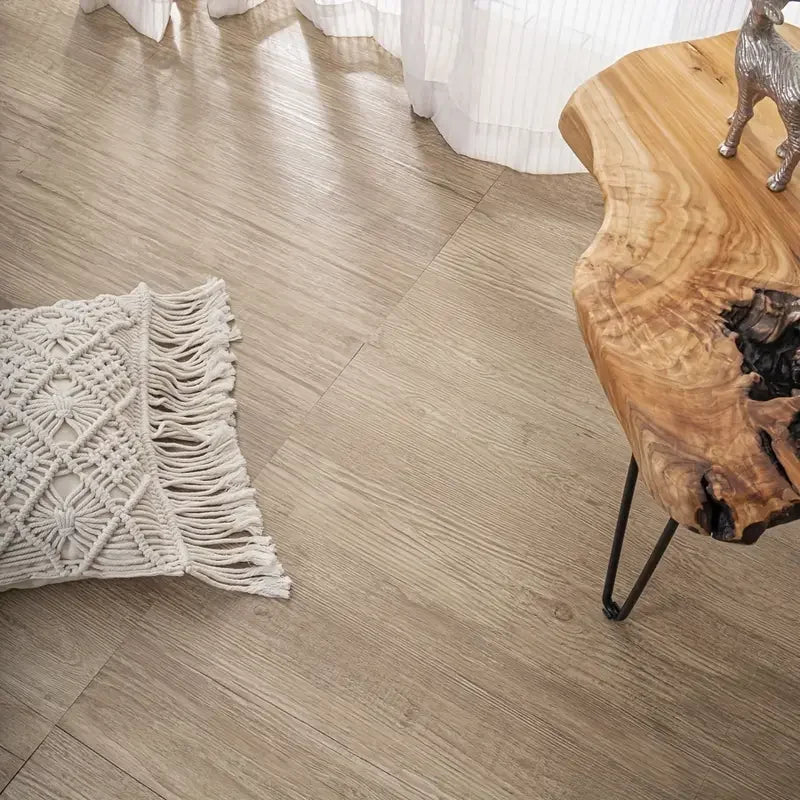 Wood Grain Self-adhesive Floor Sticker Peel &amp; Stick Removable Vinyl Wall Sticker for Office Living Room Bedroom Kitchen Bathroom