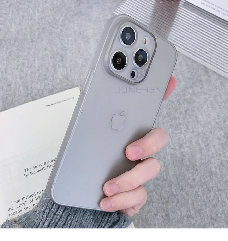 Ultra Thin Matte Protective Case for iPhone 17-16 Pro Max